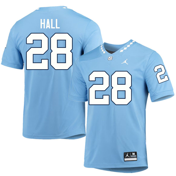 #28 Benjamin Hall North Carolina Tar Heels College Football Jersey Stitched-Carolina Blue #28 Benjamin Hall North Carolina Tar Heels College Football Jersey Stitched-Carolina Blue